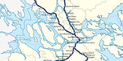 Стокгольм pendeltag газрын зураг