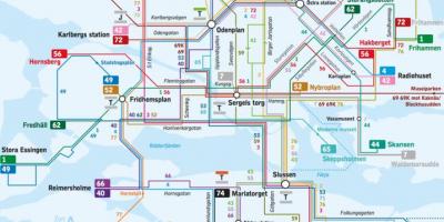 Стокгольм автобусны шугам зураг