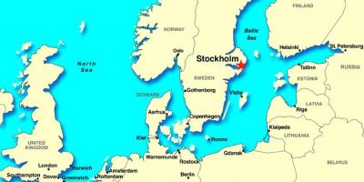 Стокгольм европын газрын зураг