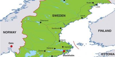 Нийслэл хот, Швед газрын зураг
