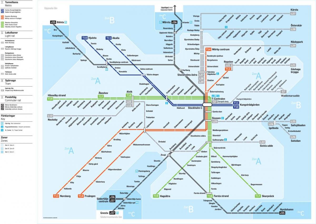 sl tunnelbana газрын зураг