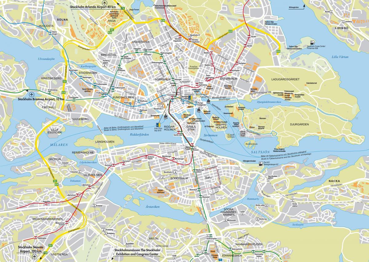 хотын газрын зураг Стокгольм