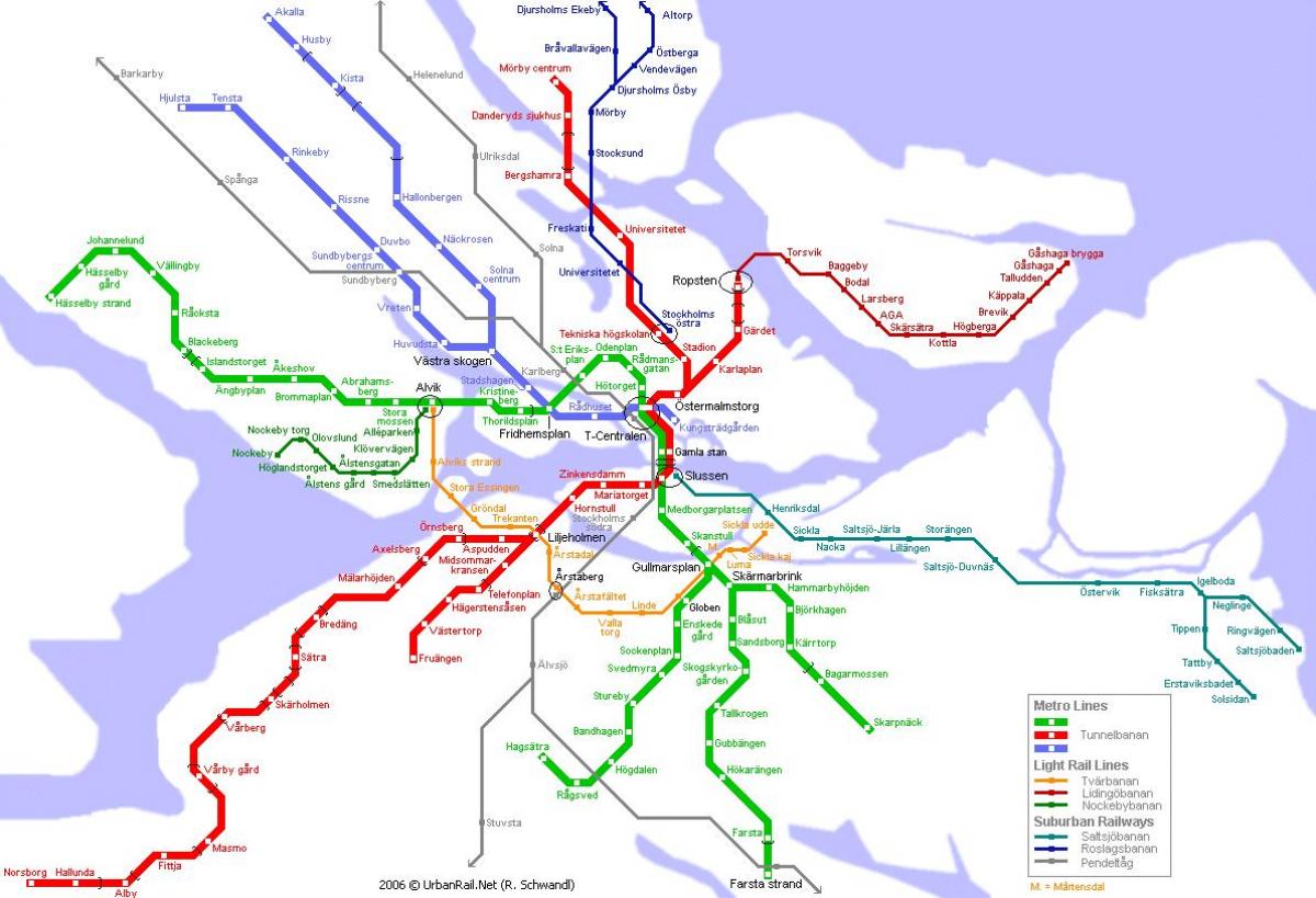 метроны газрын зураг Швед