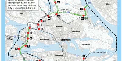 Зураг Стокгольм түгжрэл хураамж